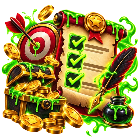 Půlnoční mise a úkoly v Casino Spookino